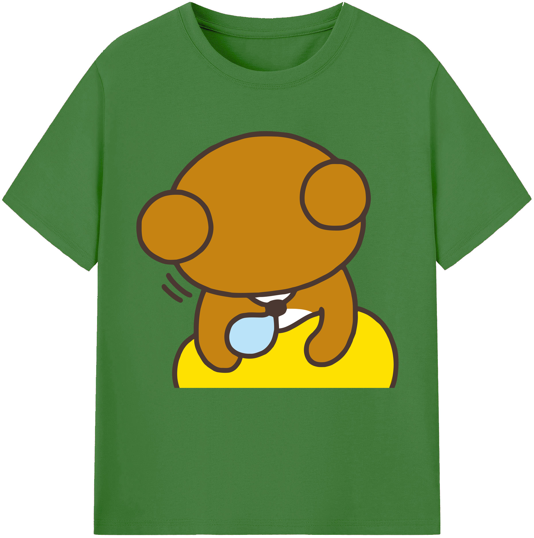 （画像用） リラックマ リラックマ キイロイトリ Rilakkuma Korilakkuma Kiiroitori レディースカジュアルプリントTシャツ（綿100％）